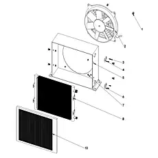 Condenser assembly - Блок «Накопитель» 