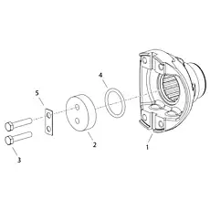 Screw-with dri-loc - Блок «Flange Group»  (номер на схеме: 3)