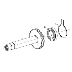 Assembly-shaft input 2nd gear - Блок «Idler Shaft Group»  (номер на схеме: 1)