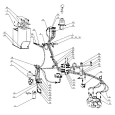 Clamp - Блок «Working Hydraulic Control System»  (номер на схеме: 39)