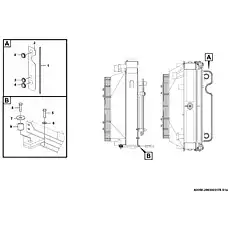 Sealing strip LGB320-S1220 - Блок «Крепление радиатора A0350-2903003178.S1a»  (номер на схеме: 1)