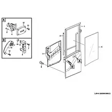 Sealing strip - Блок «Дверь в сборе  L2914-2929003985.S»  (номер на схеме: 2)