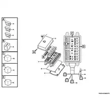 Plate PCB - Блок «Блок предохранителей и реле (330602) P4320-4130001873»  (номер на схеме: 8)
