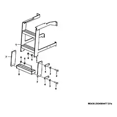 Plate - Блок «Лестница M3430-2934004477.S1a»  (номер на схеме: 4)