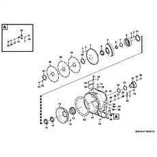 Ball bearing GB276-6210 - Блок «Система гидротрансформатора 2 YJSW315-7LG B0410-4110003131»  (номер на схеме: 4)