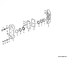 Brake caliper - Блок «Суппорт 3 E0715-4120001739»  (номер на схеме: 5)