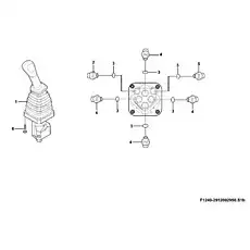 Screw - Блок «Рычаг управления в сборе F1240-2912002950.S1B»  (номер на схеме: 6)