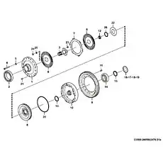 Ball bearing - Блок «Задняя передача C0588-2905002479.S1A»  (номер на схеме: 12)