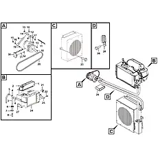 Screw - Блок «Air conditioning unit N3500-2935001405.S»  (номер на схеме: 2)