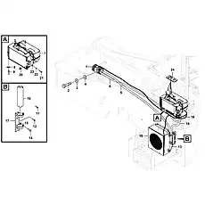 Wiring harness - Блок «Air conditioning unit N3550-2935001406.S1B»  (номер на схеме: 18)