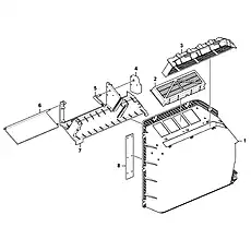 Rotor shaft - Блок «Air distribution system L3110-2935001047.S1A»  (номер на схеме: 5)