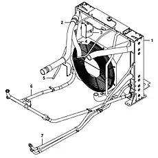 Radiator - Блок «Cooling system A0300-2903004112.S1A»  (номер на схеме: 1)