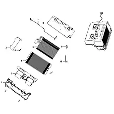 Bracket - Блок «Evaporator N3571-4130002904 (410702)»  (номер на схеме: 3)