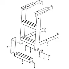 Washer - Блок «Ladder M3441-2934005346.S»  (номер на схеме: 5)