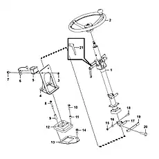 Rubber sleeve - Блок «Steering column I2010-2920001216.S»  (номер на схеме: 5)