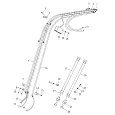 BALL VALVE - Блок «BOOM LINES»  (номер на схеме: 21)