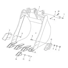 ADAPTER - Блок «Ковш в сборе»  (номер на схеме: 15)