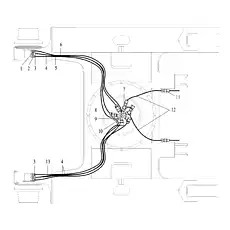 STRAIGHT CONNECTOR - Блок «CHASSIS LINES»  (номер на схеме: 11)