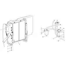 AUXILIARY WATER TANK ASSEMBLY - Блок «Двигатель»  (номер на схеме: 1)