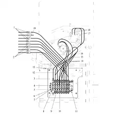 PLUG - Блок «MAIN VALVE LINES»  (номер на схеме: 10)