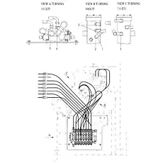 STRAIGHT CONNECTOR - Блок «MAIN VALVE LINES»  (номер на схеме: 1)