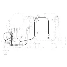 STRAIGHT CONNECTOR - Блок «OIL RETURN LINES»  (номер на схеме: 7)