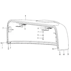 ADJUST SHIM, REAR HOOD - Блок «OUT PANEL»  (номер на схеме: 5)