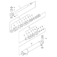 REVOLVING FRAME CYLINDER