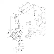 ADJUST SHIM - Блок «REVOLVING FRAME»  (номер на схеме: 1)