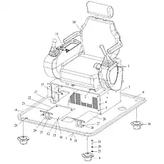 BOARD ASSEMBLY - Блок «Установка сиденья»  (номер на схеме: 6)