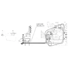 LIQUID TANK FRAME - Блок «Воздушный кондиционер в сборе»  (номер на схеме: 3)