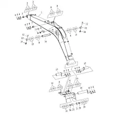 ADJUST SHIMS Ф71×Ф110 - Блок «Стрела в сборе»  (номер на схеме: 15)