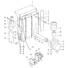 AIR INLET HOSE Ⅱ - Блок «Двигатель»  (номер на схеме: 20)