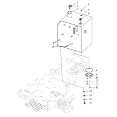 ADJUST SHIMS - Блок «Топливный бак»  (номер на схеме: 14)