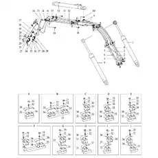 BALL VALVE - Блок «WORK EQUIPMENT LINES»  (номер на схеме: 25)