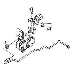 Sensor D04213838 - Блок «Accessories 4»  (номер на схеме: 3)