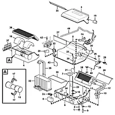 •Door - Блок «Air conditioning unit, cooling and heater»  (номер на схеме: 28)