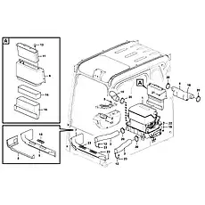 Air Cond - Блок «Air duct in cabin and cabin floor»  (номер на схеме: 1)