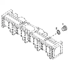 Screw plug DIN 9O8-M14X1,5-ST-ZNPHRF 1002626-52D - Блок «Blanking parts»  (номер на схеме: 1)