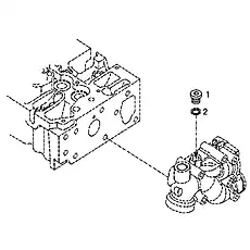 Sealing ring DIN 7603-A16X20-CU 1307639-52D - Блок «Blanking parts»  (номер на схеме: 2)