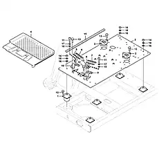 Plate - Блок «Cabin floor»  (номер на схеме: 6)