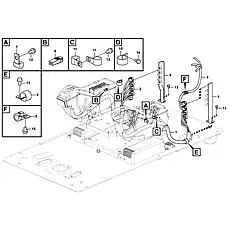 Flange screw - Блок «Cable and wire harness, instrument panel»  (номер на схеме: 13)