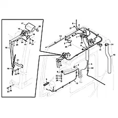 Bolt - Блок «Cable harnesses, cab»  (номер на схеме: 28)