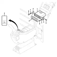 Screw - Блок «Cassette radio recorder with mounting details»  (номер на схеме: 5)