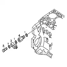 Sealing ring DIN 7603-A14X20-CU 1104617-52D - Блок «Connecting parts»  (номер на схеме: 1)