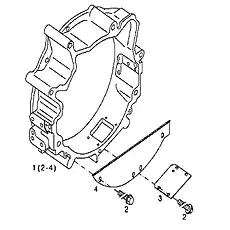 Hexagon bolt Q1840612TF36 - Блок «Connection housing»  (номер на схеме: 2)