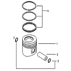 Circlip 1004628-56D - Блок «Cross refer, list»  (номер на схеме: 3)