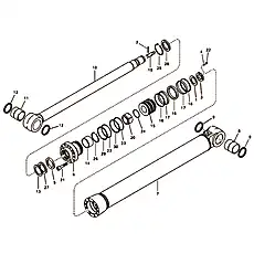 •Ring - Блок «Dipper arm cylinder»  (номер на схеме: 29)