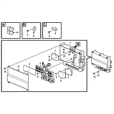 •Cable harness - Блок «Electrical relay 2»  (номер на схеме: 2)