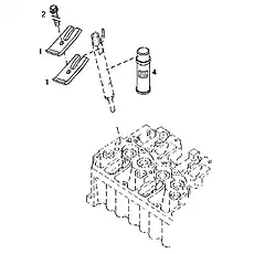 Torx-head bolt H 2032-HBM8X50-10.9-ZNAL-A 1112619-52D - Блок «Крепления»  (номер на схеме: 2)